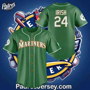 Seattle Mariners Irish Heritage Night Baseball Jersey 1