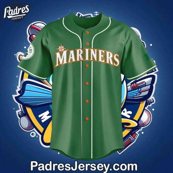 Seattle Mariners Irish Heritage Night Baseball Jersey 2