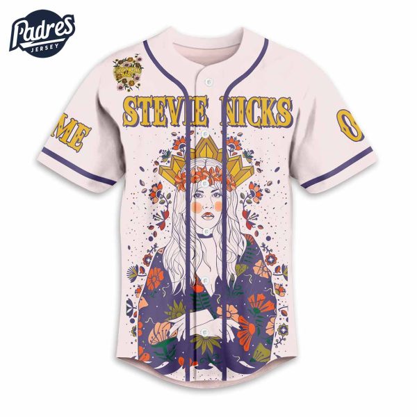 Stevie Nicks Dreams Unwind Of Mind Custom Baseball Jersey Style 2