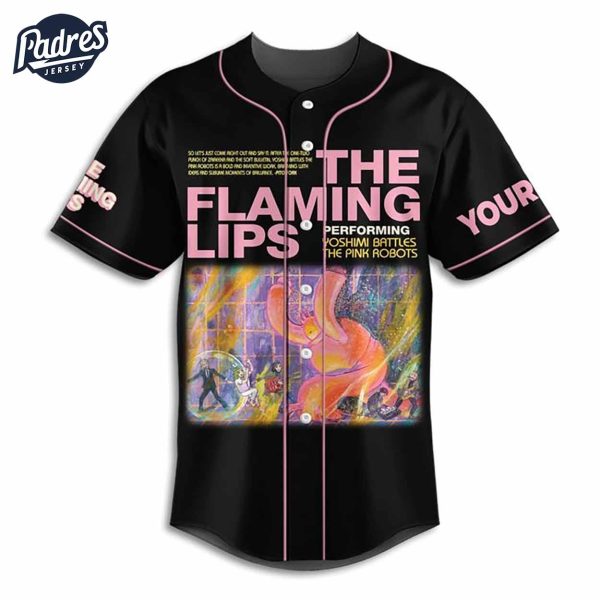 The Flaming Lips Tour 2024 Custom Baseball Jersey 2