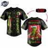 The Grinch Just Waiting For Christmas Custom Baseball Jersey 1