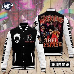 The Weeknd Abel Tesfaye Custom Baseball Jacket 1