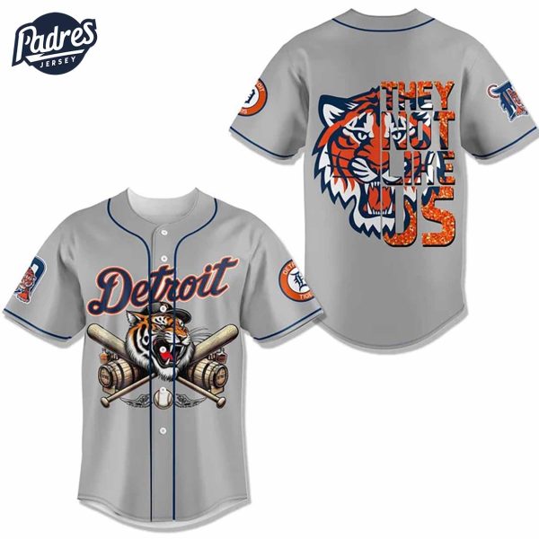 They Not Like US Detroit Tigers Baseball Jersey 2