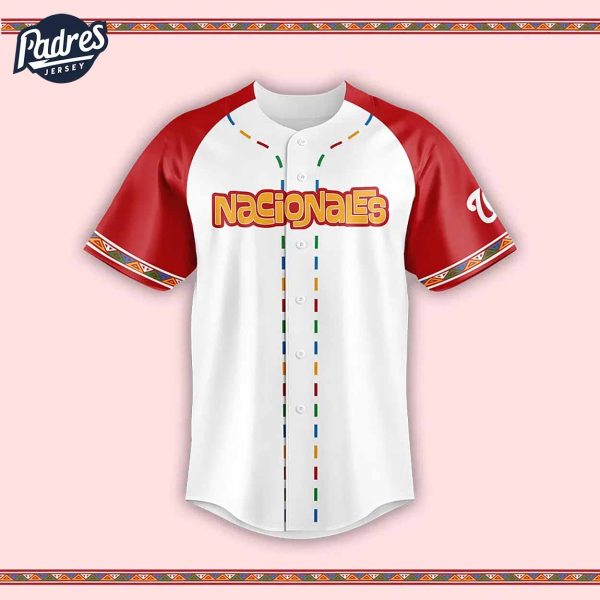 Washington Nationals Hispanic Heritage Day 2024 Baseball Jersey Style 3