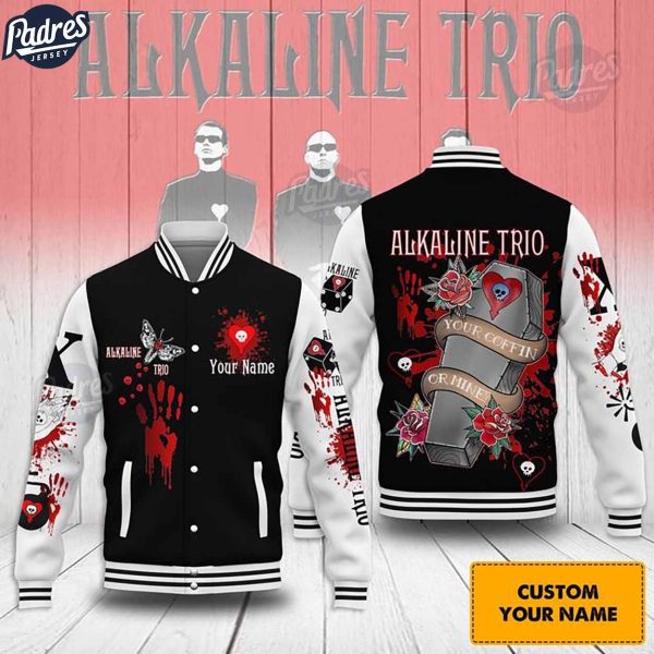 Alkaline Trio Your Baseball Jacket Custom Name 1