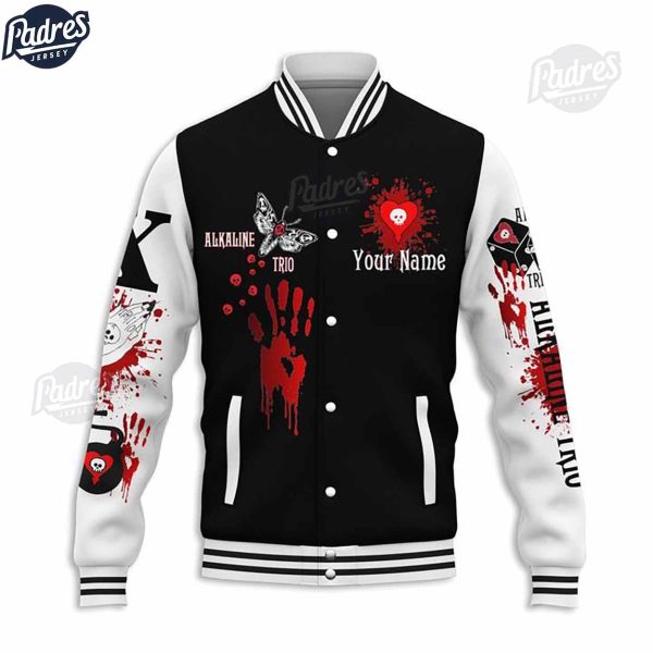 Alkaline Trio Your Baseball Jacket Custom Name 2