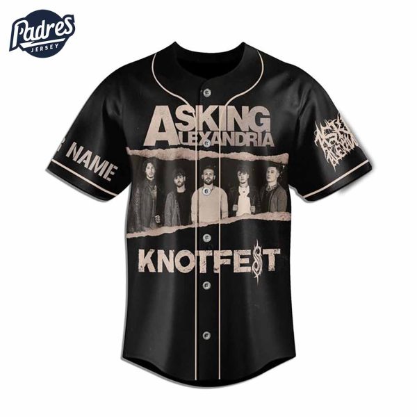 Asking Alexandria Rock Band Baseball Jersey 2