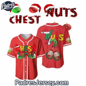 Chest Nuts Christmas Baseball Jersey Outfit 1