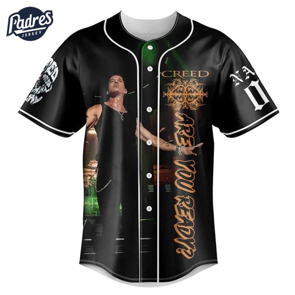 Creed Are You Ready Tour Baseball Jersey Outfit Music Merch 3