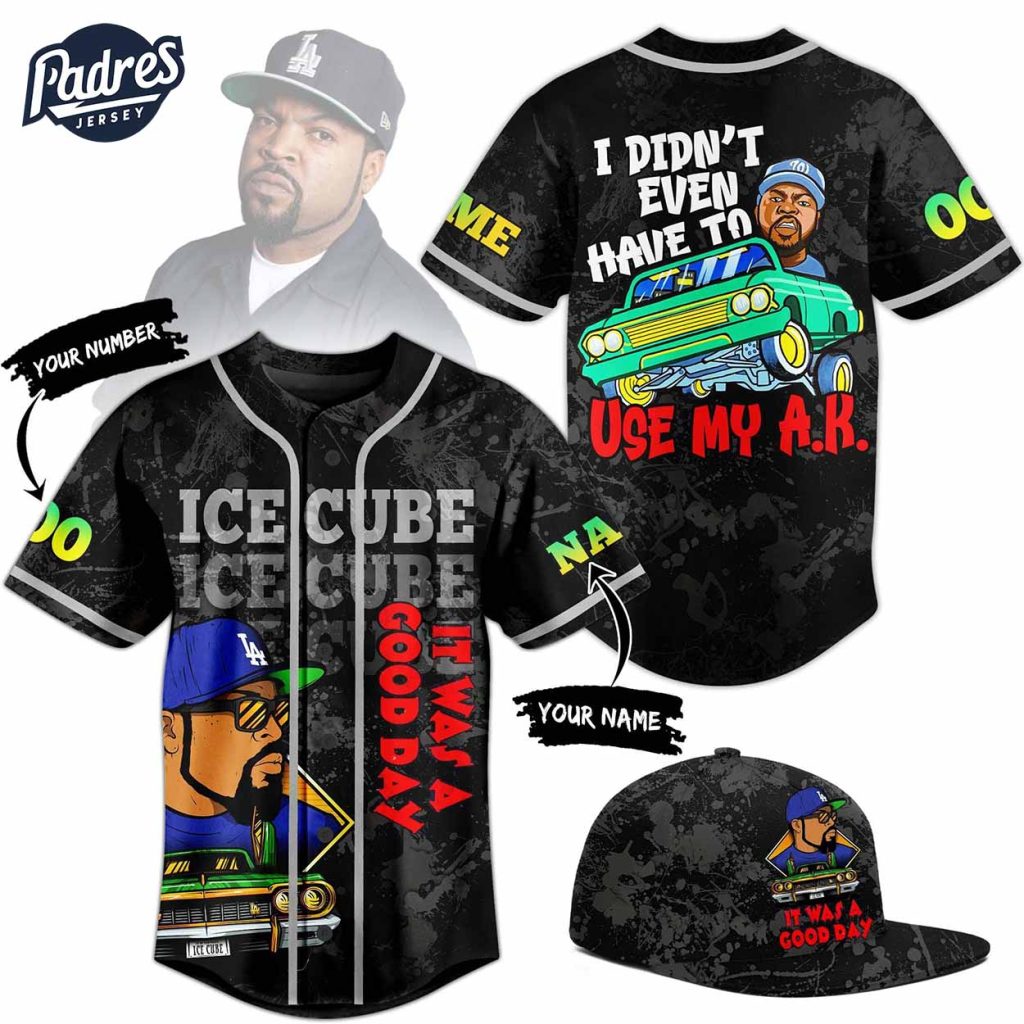 Custom Ice Cube Baseball Jersey