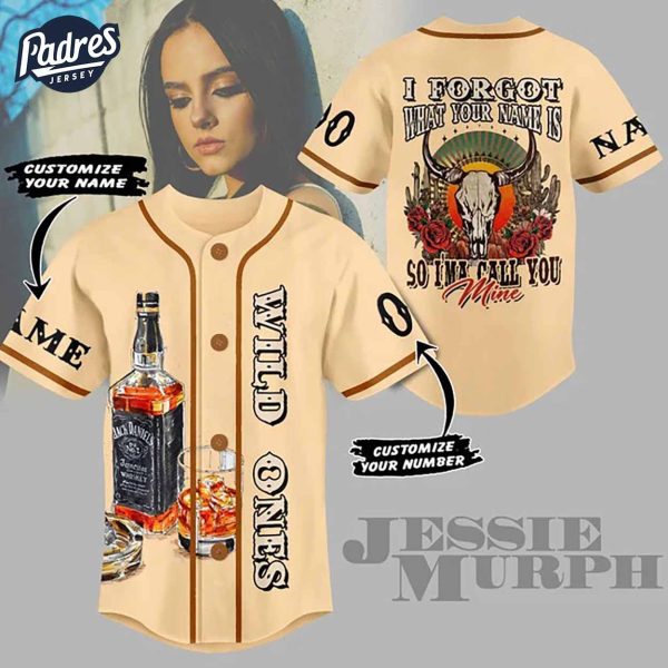 Custom Jessie Murph Baseball Jersey 1