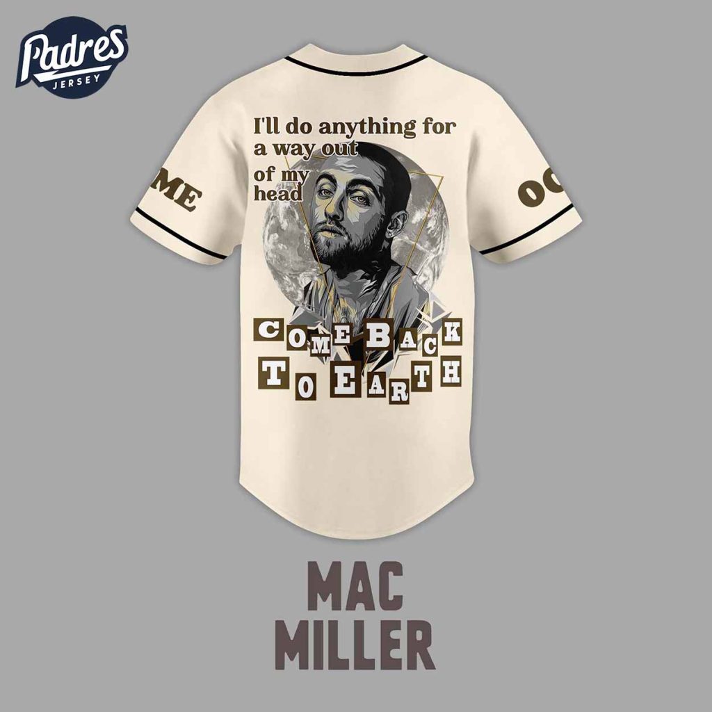 Custom Mac Miller Baseball Jersey Style