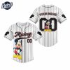 Custom Merry Christmas Disney Mickey Mouse Baseball Jersey Outfit 2