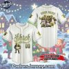 Custom Merry Christmas Shrek Baseball Jersey Outfit 1