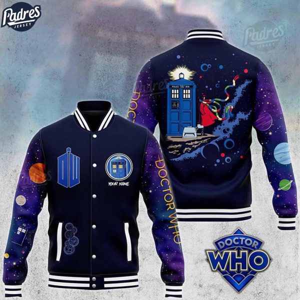 Custom Movie Doctor Who Baseball Jacket 1