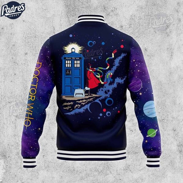 Custom Movie Doctor Who Baseball Jacket 3