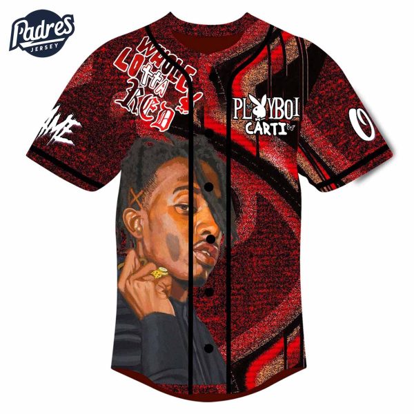 Custom PLAYBOI CARTI Custom Baseball Jersey 2