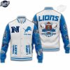 Detroit Lions NFL Baseball Jacket Custom Name 2