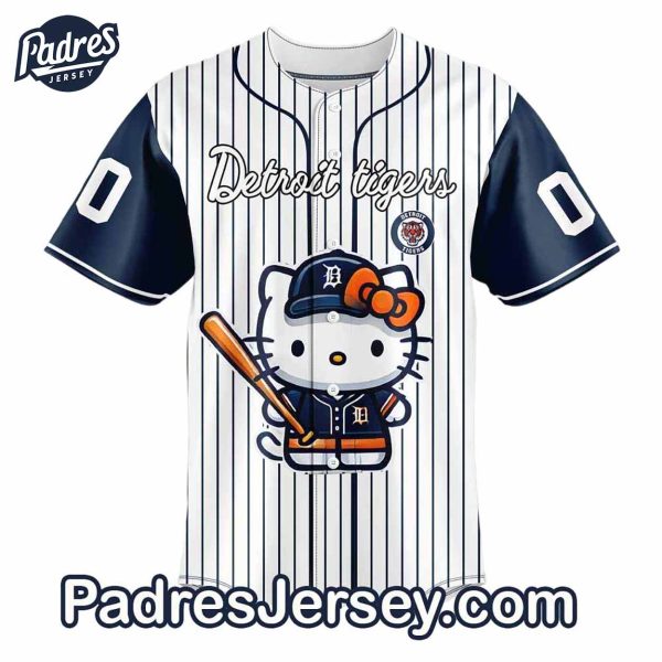 Detroit Tigers Hello Kitty Baseball Jersey Outfit 2