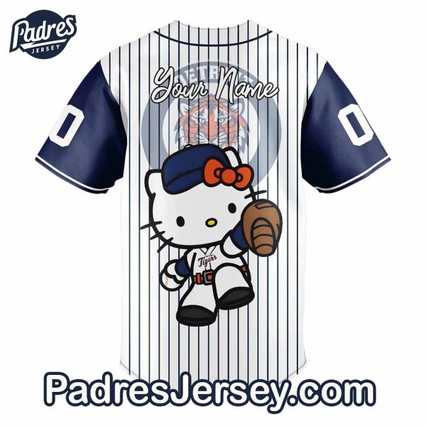 Detroit Tigers Hello Kitty Baseball Jersey Outfit 3