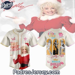 Dolly Parton Holly Jolly Christmas Baseball Jersey Outfit 1