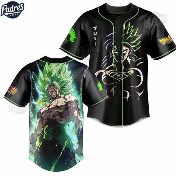 Dragon Ball Z Broly Legendary Super Saiyan Baseball Jersey 2