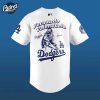 Fernando Valenzuela Los Angeles Dodgers Art Baseball Jersey 4