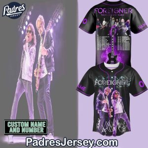 Foreigner The Flame Still Burns Personalized Baseball Jersey Outfit 1