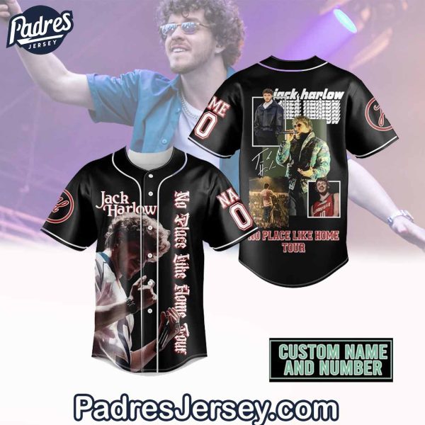 Jack Harlow No Place Like Home Tour Baseball Jersey Jack Harlow Tickets 2024 1