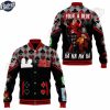 Joker Harley Quinn Folie A Deux Ha Ha Ha Baseball Jacket 3