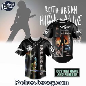 Keith Urban Baseball Jersey Outfit High And Alive World Tour 1