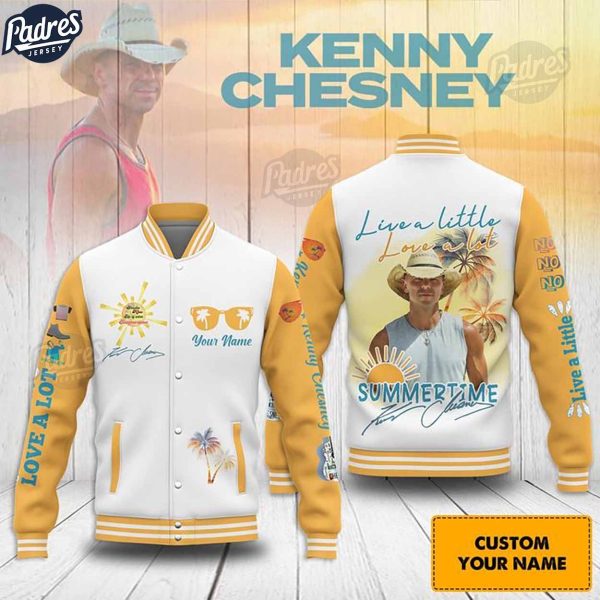 Kenny Chesney Baseball Jacket Custom Name 1