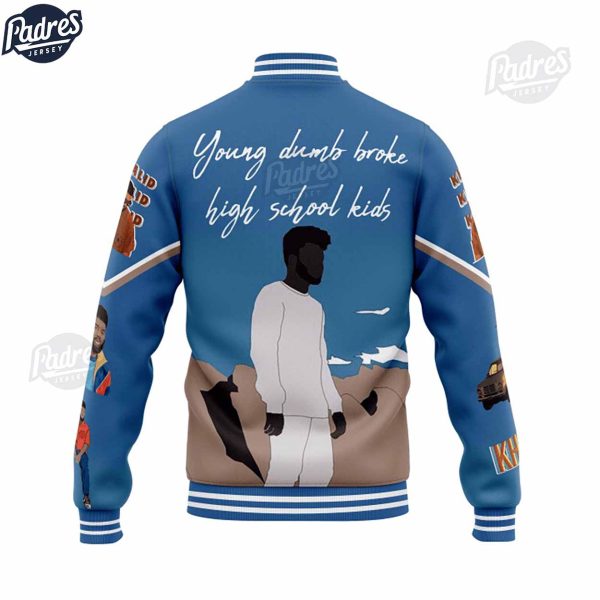 Khalid Young Dumb And Broke Baseball Jacket For Fans 3