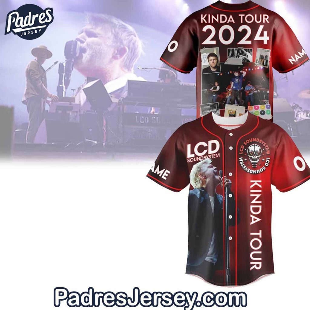 LCd Soundsystem KDN Tour 2024 New Baseball Jersey Outfit