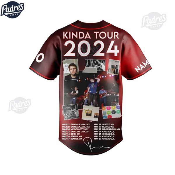 LCd Soundsystem KDN Tour 2024 New Baseball Jersey Outfit 4