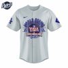 Los Angeles Dodgers 2024 World Series Champions Grey Baseball Jersey 3