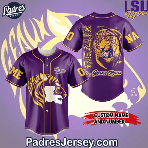 Lsu Tigers Geaux Baseball Jersey For Sale 1