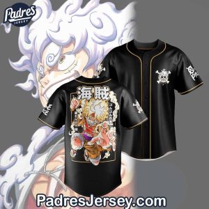 Luffy Gear 5 Manga Baseball Jersey Outfit One Piece 1