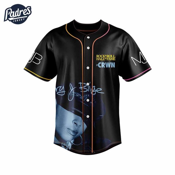 Mary J Blige Rock and Roll Hall Of Fame Baseball Jersey 2