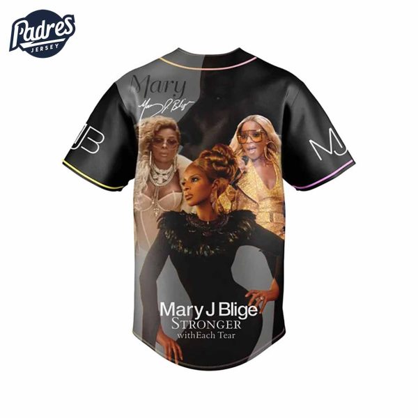 Mary J Blige Rock and Roll Hall Of Fame Baseball Jersey 3