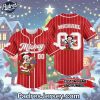 Merry Christmas Disney Mickey Mouse Baseball Jersey Outfit 1