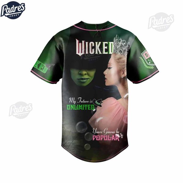 Movie Wicked Musical Fantasy Baseball Jersey Outfit 4