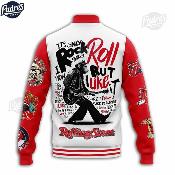 Rolling Stone Baseball Jacket Custom Name 2