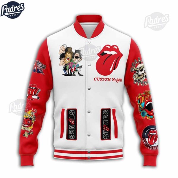 Rolling Stone Baseball Jacket Custom Name 3