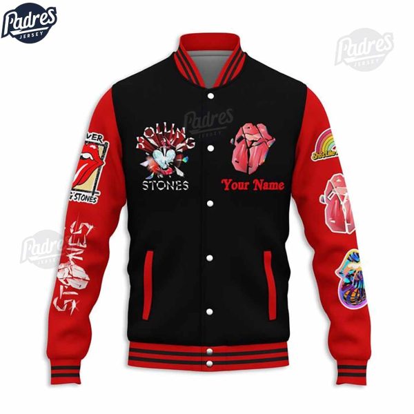 Rolling Stone Tour 2024 Baseball Jacket Custom Name 2