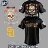 San Diego Padres Dia De Los Muertos Black Baseball Jersey 1