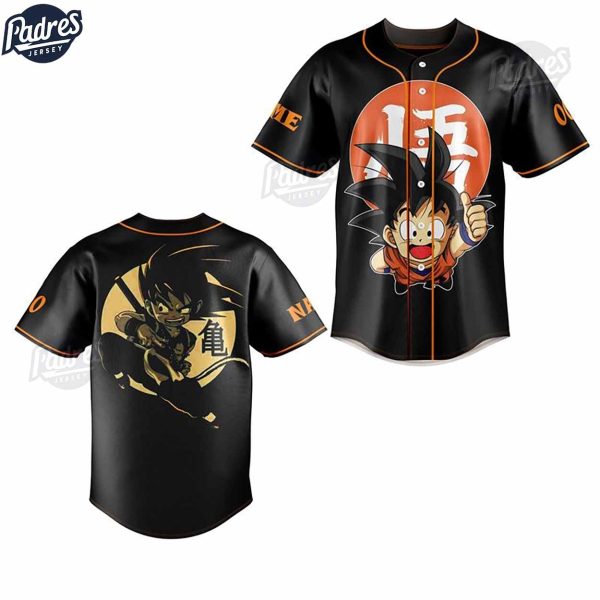 Son Goku Kid Baseball Jersey Outfit Dragon Ball Z 2