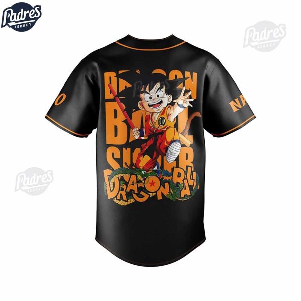 Son Goku Kid Black Baseball Jersey Unique Dragon Ball Z 4