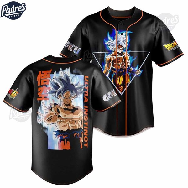 Son Goku Ultra Instinct Baseball Jersey Outfit Dragon Ball Z 2