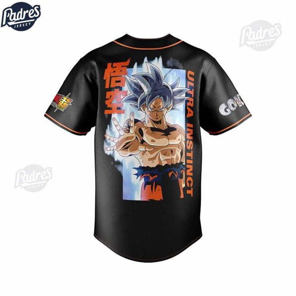 Son Goku Ultra Instinct Baseball Jersey Outfit Dragon Ball Z 4